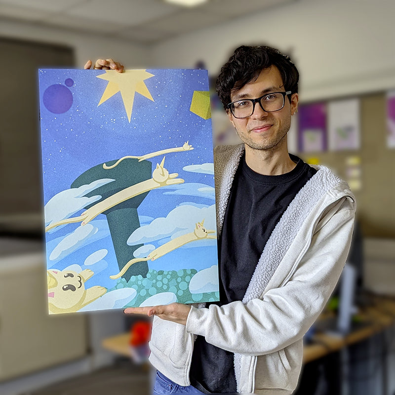 Print  melvin est magique chatcorne ohponyboy