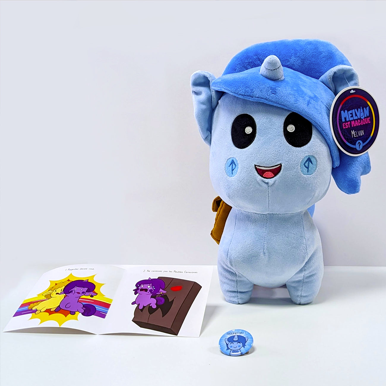 peluche melvin est magique