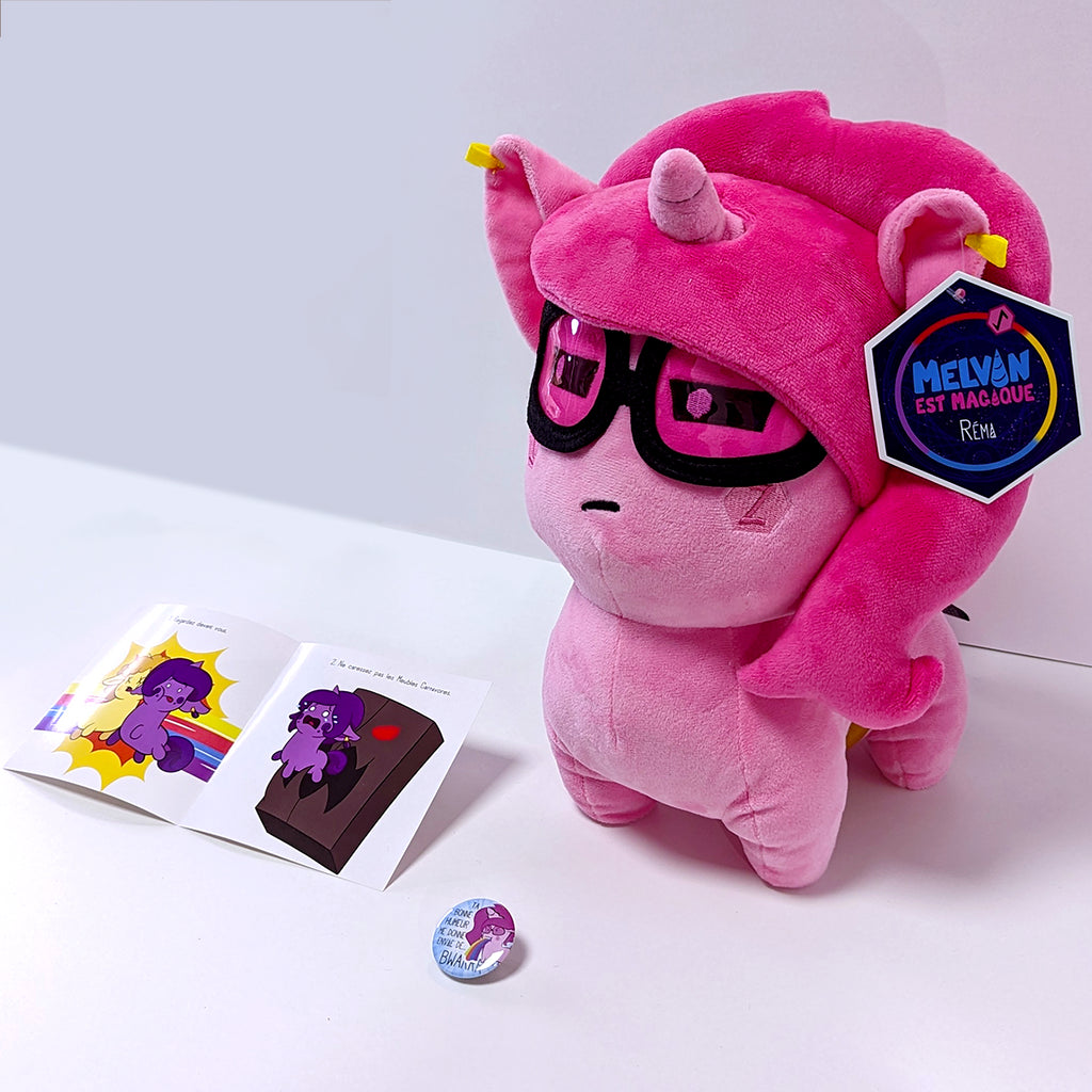 peluche melvin est magique remi