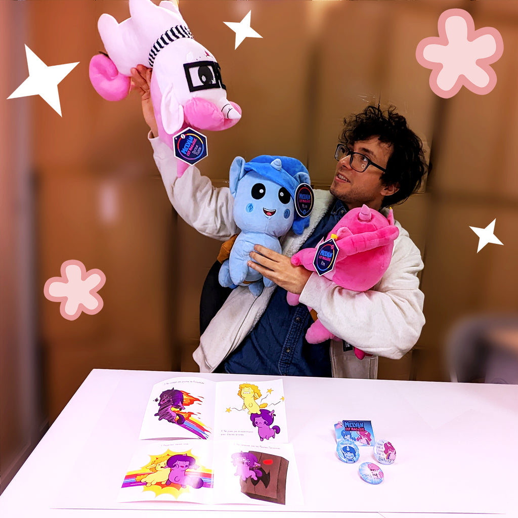 OhPonyBoy melvin est magique remi melvin flocon peluche