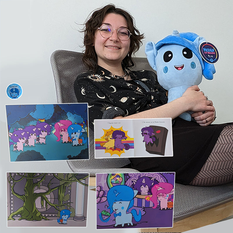 peluche melvin est magique